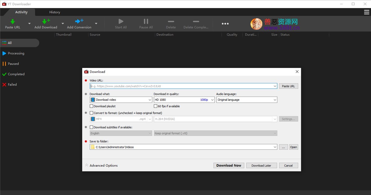 YT Downloader v10.1.1 便携版｜YouTube视频下载工具 第1张