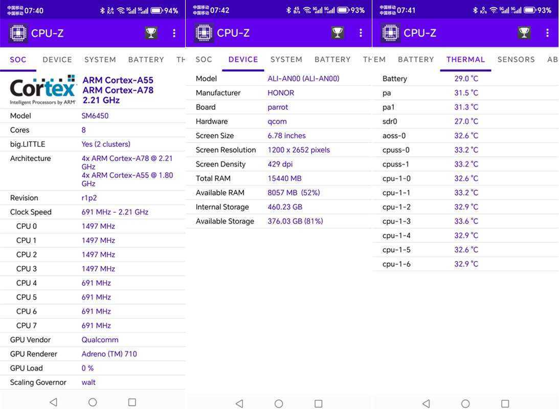 CPU-Z PRO(手机CPU检测工具) v1.57 解锁付费高级版 第1张