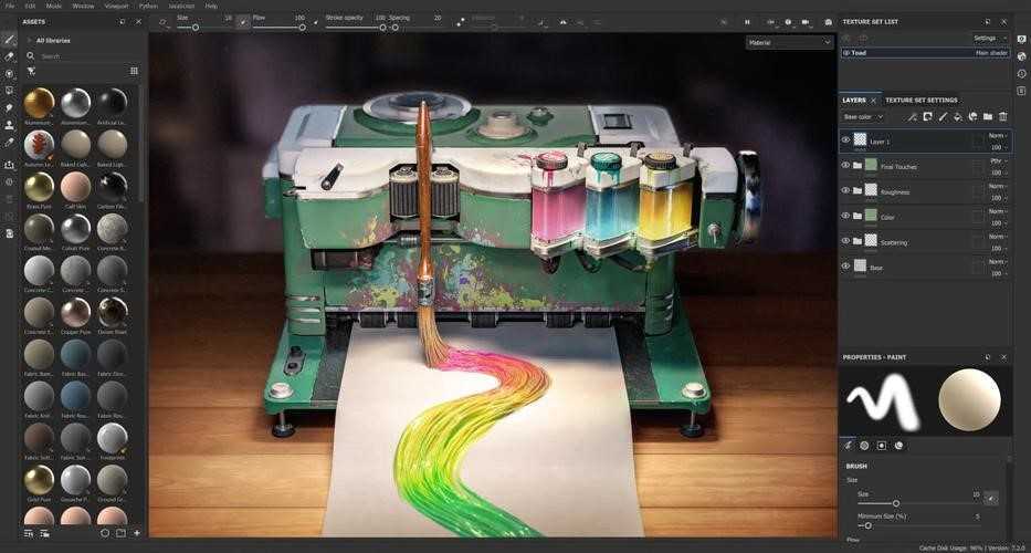 Adobe Substance 3D Painter(三维立体图软件) v12.1.0.552 免激活完整安装版 第1张