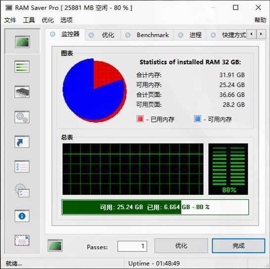 RAM Saver(优化内存软件) Pro v26.7.1 中文绿色版 第1张 RAM Saver(优化内存软件) Pro v26.7.1 中文绿色版 第1张